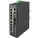 10 Port Gigabit Industrial Ethernet PoE Switch with Voltage Booster and 8 x Gigabit TX 30W PSE + 2 x 1000M TX/SFP Combo by Unicom
