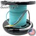12 Strand Indoor Plenum Rated Multimode 10/40/100 GIG OM4 50/125 Custom Pre-Terminated Fiber Optic Cable Assembly with Corning® Glass - Made in the USA by QuickTreX®